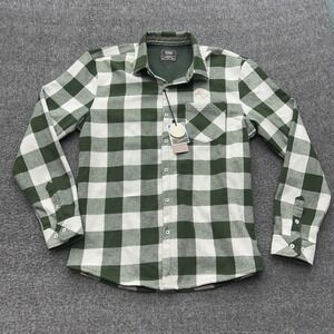 Nomad Craft Flow Shirt Mens Large Buffalo Check Thermal Lined Flannel Shacket